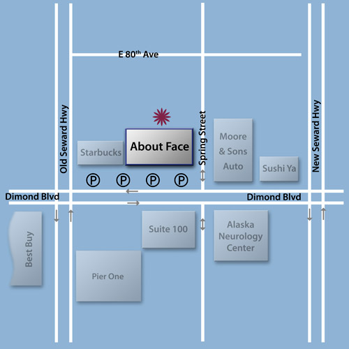 About Face Locator Map